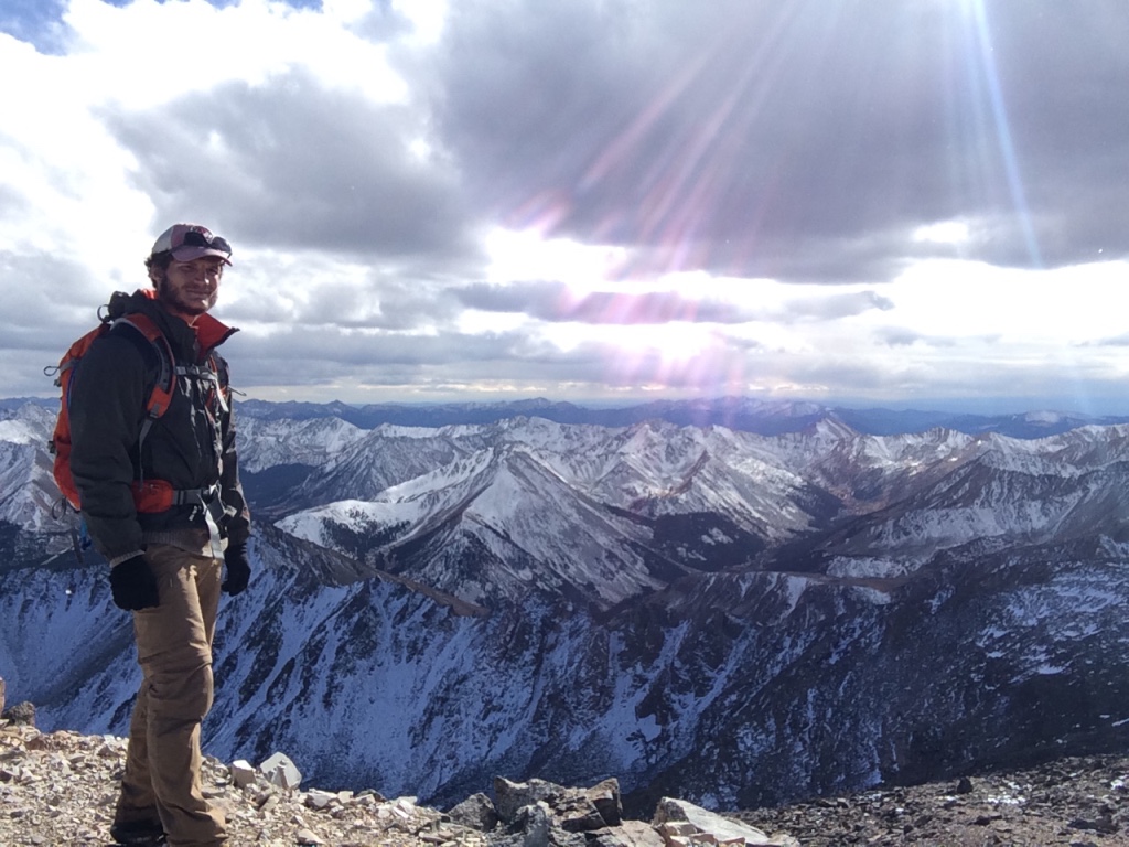 Scott in the mountains