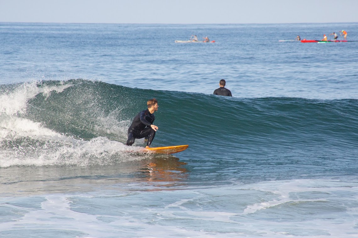 Surfing in L.A.